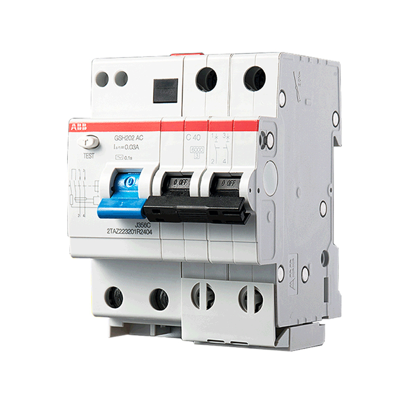 abbgsh202acc40003剩余电流漏电保护断路器2p40a