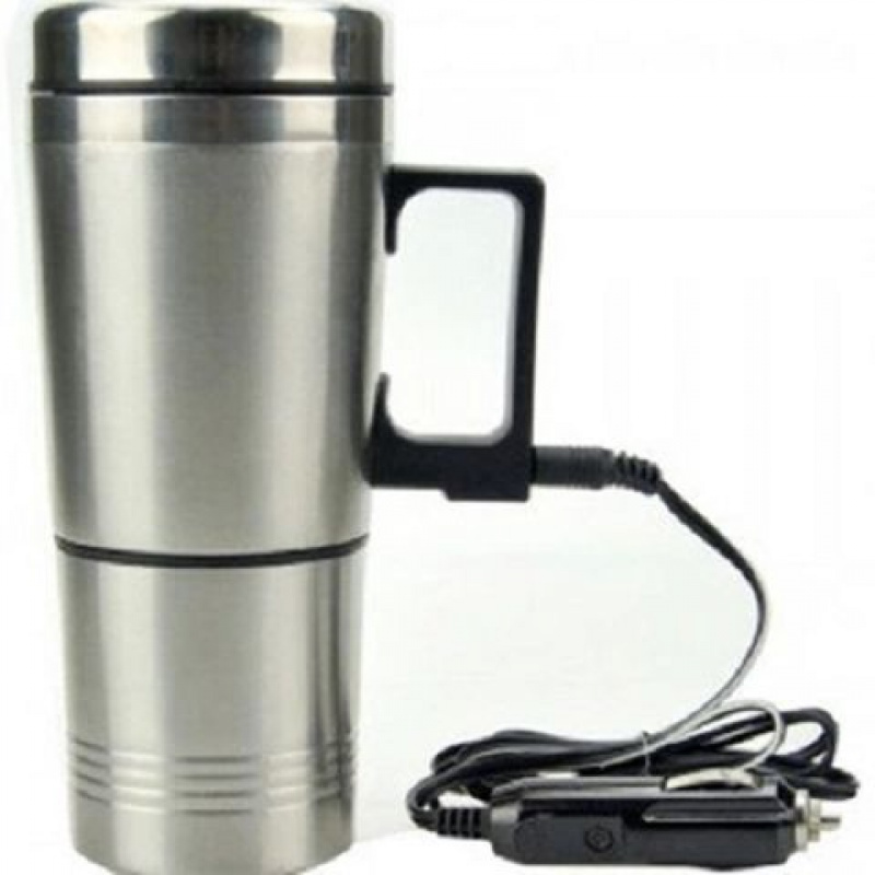 车载电热杯 可烧开水100度 热水器 加热杯热水杯烧水壶车用保温杯