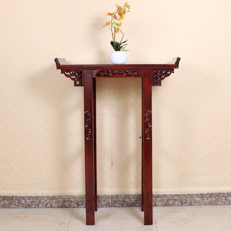 苏宁放心购条案中式仿古实木条几客厅玄关佛台家用简约供奉禅意现代