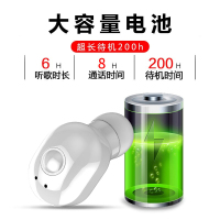 OKSJ 蓝牙耳机无线迷你 微型手机耳机OPPO苹果vivo小米通用【持续使用5-6小时】超长待机5.0【送充电器】