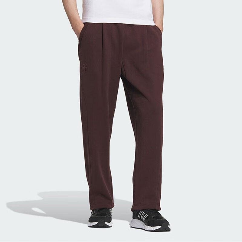 adidas/阿迪达斯运动男裤新款纯棉针织加厚保暖休闲长裤JI8625 C
