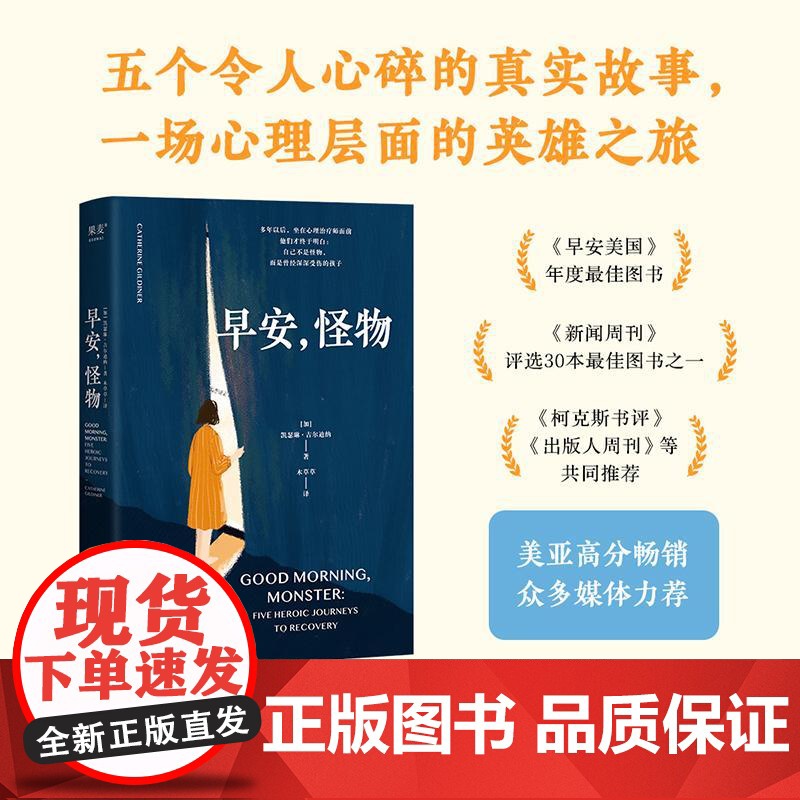2024豆瓣年度书单]早安怪物 凯瑟琳·吉尔迪纳 著 一位心理治疗师的回忆录 五个战胜心理创伤的真实故事 情绪疗愈社会心高清大图