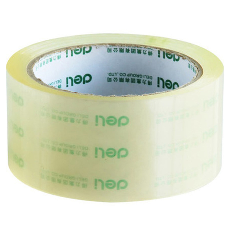 得力(deli)30212透明封箱胶带 6卷/筒48mm*60y 快递打包封箱胶带封箱胶布胶纸封箱器胶带透明胶卷