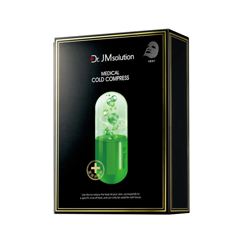 Dr.JMsolution 医用冷敷贴(积雪草)30g*5片黑膜
