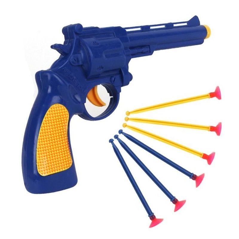 吸盘子弹枪儿童软弹枪射击可发射子弹警察玩具枪小手男孩吸盘枪36