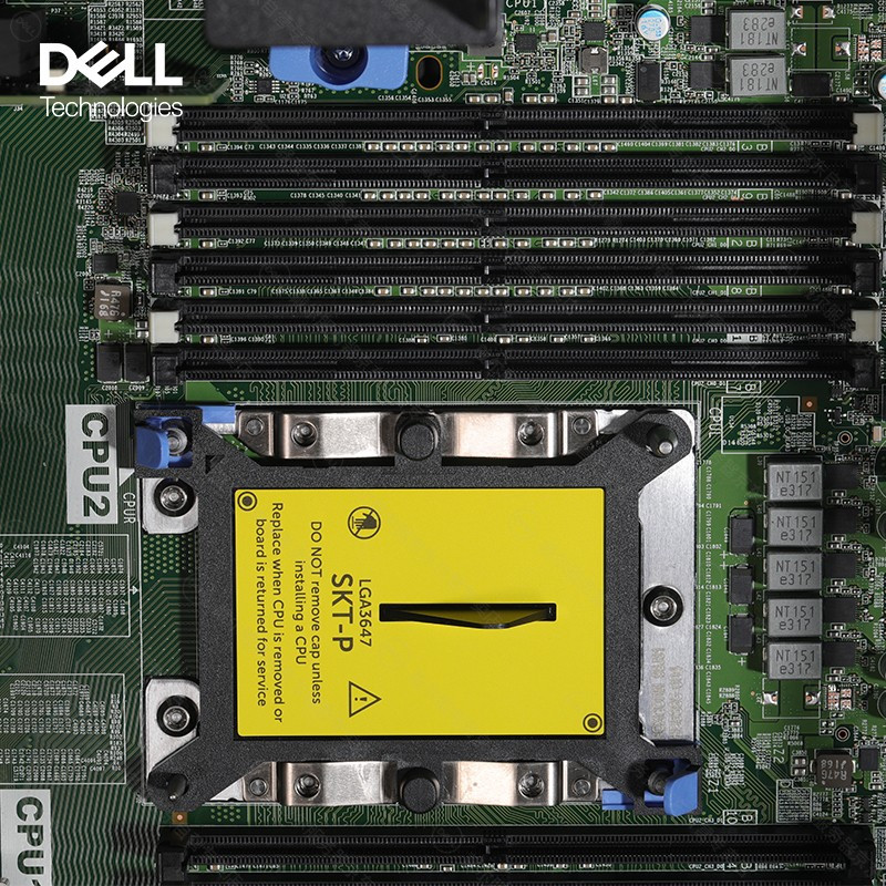 戴尔(DELL)T640 塔式服务器台式电脑4210R 128G 960G+5*8T 2*A5000独显H750阵列双电