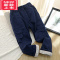 可莉允厚实保暖~男童加绒休闲长裤中大童工装裤子学生儿童冬天卡其校裤保暖裤
