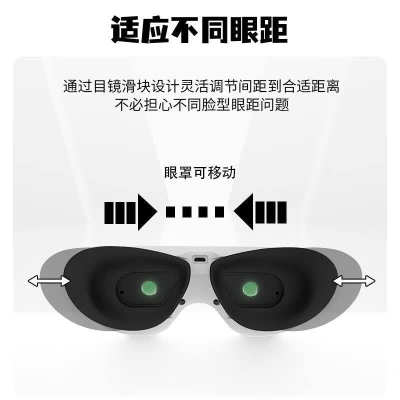 和正脉冲波护眼仪 学习、上班、追剧打游戏用眼过度 眼部按摩仪 -HZ-HYY-1 ||高清大图