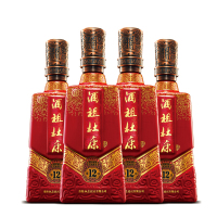 [酒厂自营]酒祖杜康12窖区50度500ml*4整箱婚庆送礼浓香型白酒 40年窖龄 老池酿造白酒整箱中秋礼品酒