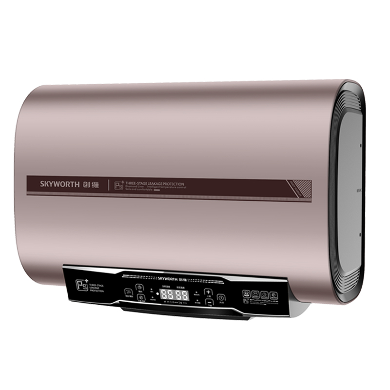 创维skyworth60升电热水器家用储水式3000w速热一级能效扁桶双胆双管