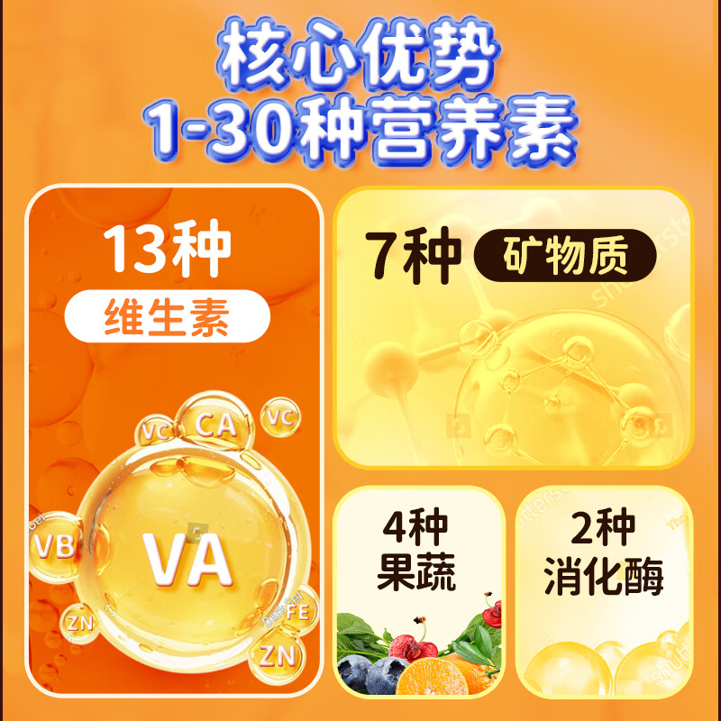 ERIC FAVRE艾瑞可儿童B族复合维生素C婴幼儿多维锌30多种维生素B 儿童复合维生素 125ml高清大图