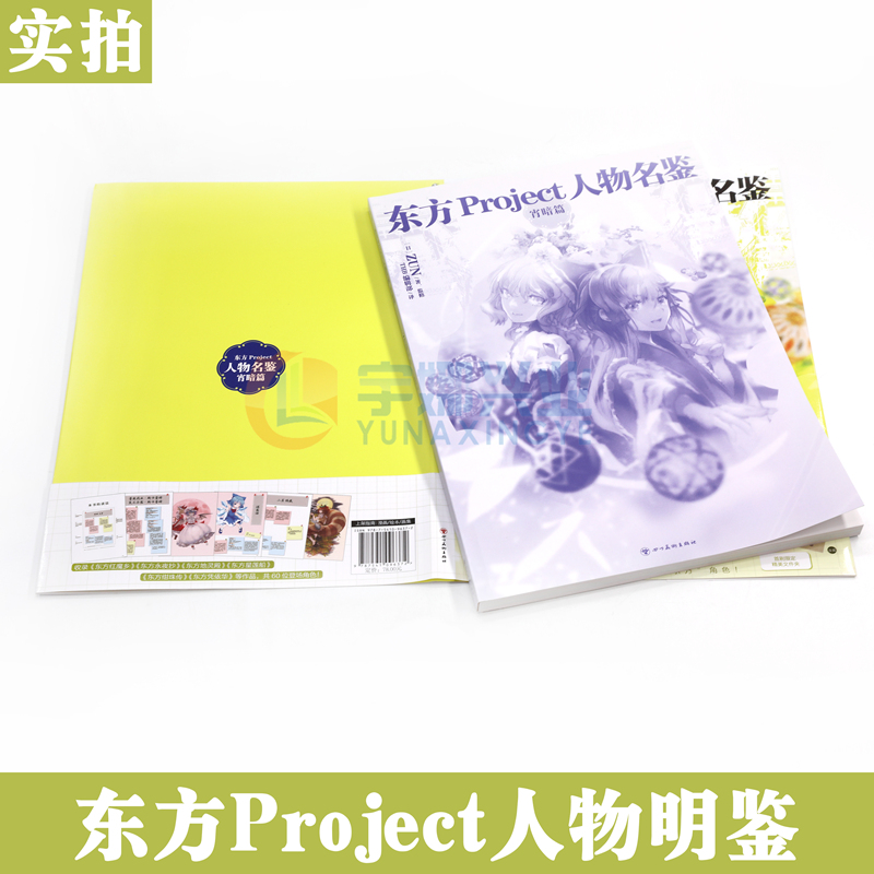 [正版] 东方Project人物名鉴 宵暗篇 简体中文版东方系列角色设定集动漫画册游戏美术画集二次元动漫漫画小说周高清大图