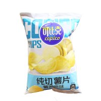 可比克纯切薯片150g原味薯片休闲小食膨化食品