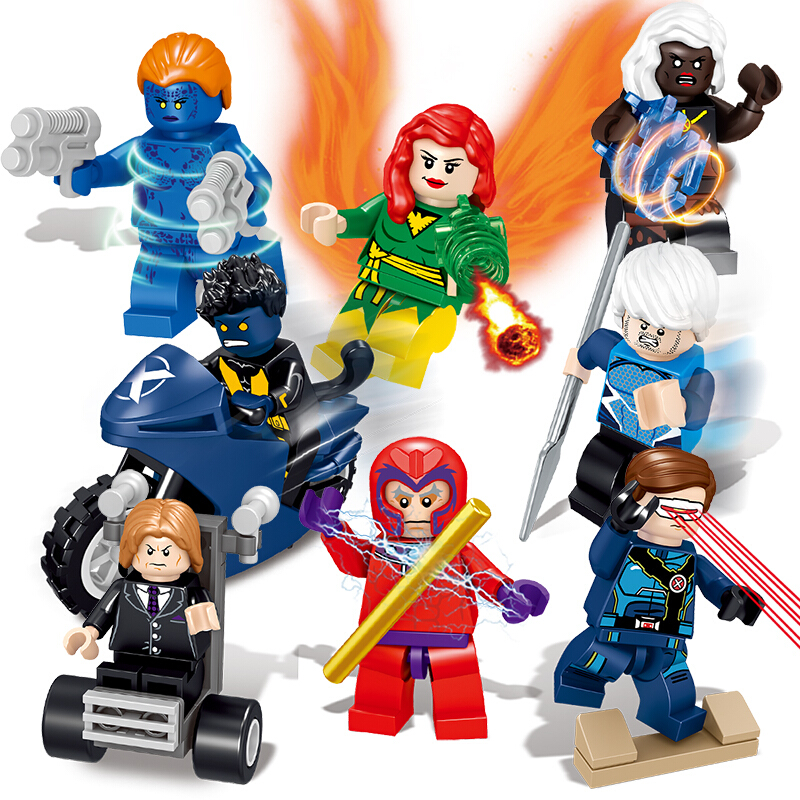 乐高小人仔公仔拼装积木漫威英雄人仔拼装玩具全套男孩子拼插模型玩具