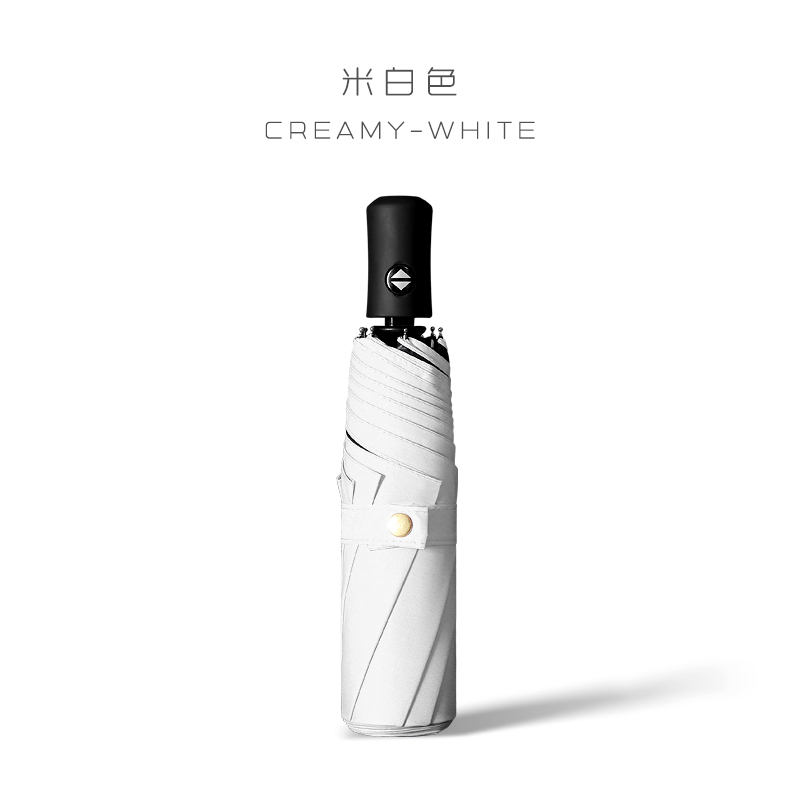 旭晴8骨黑胶防晒晴雨两用自动伞