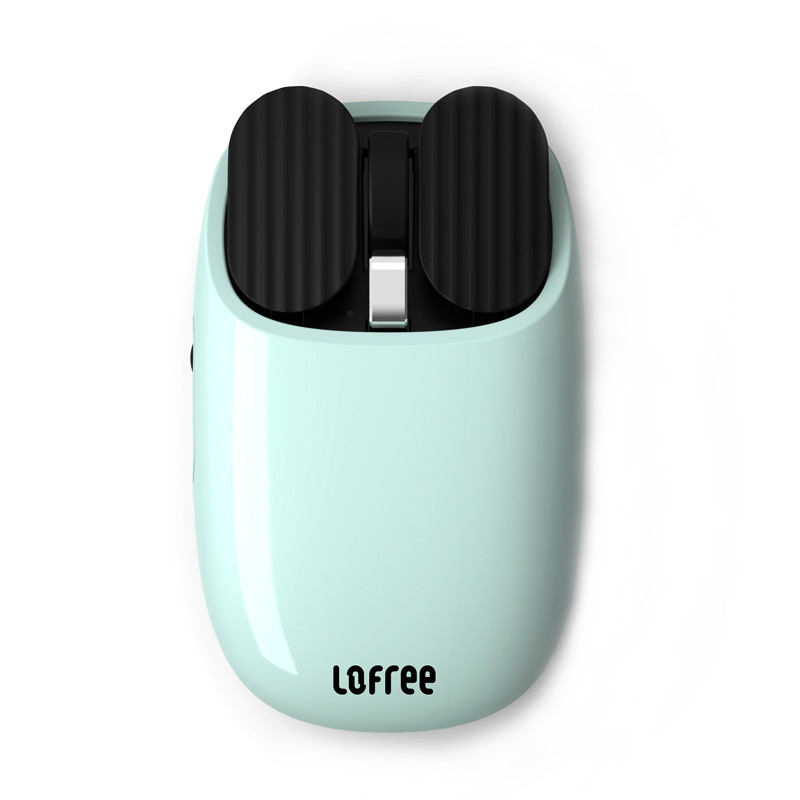 洛斐(LOFREE) EH115 薯片蓝牙鼠标 无线笔记本 台式电脑家用 1个装