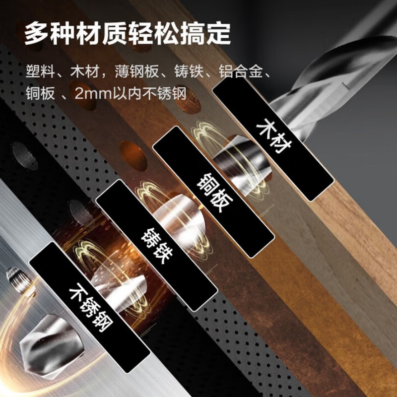 得力(deli)DP85004 全磨6542精品级麻花钻3mm 银色 1支高清大图