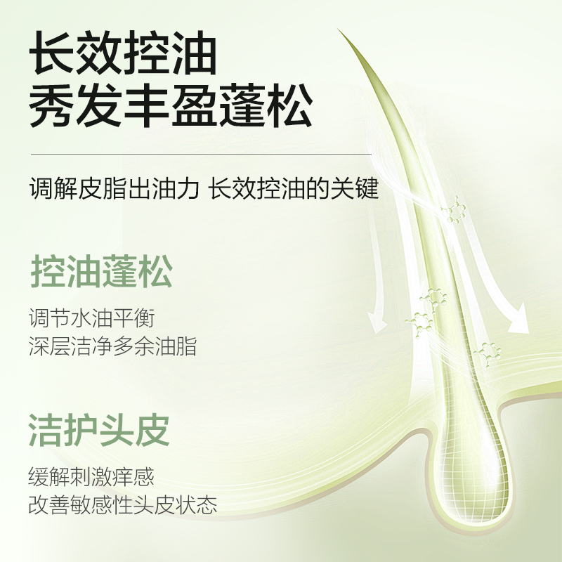 柏缇pote 北非雪松控油蓬松洗发水505ml高清大图