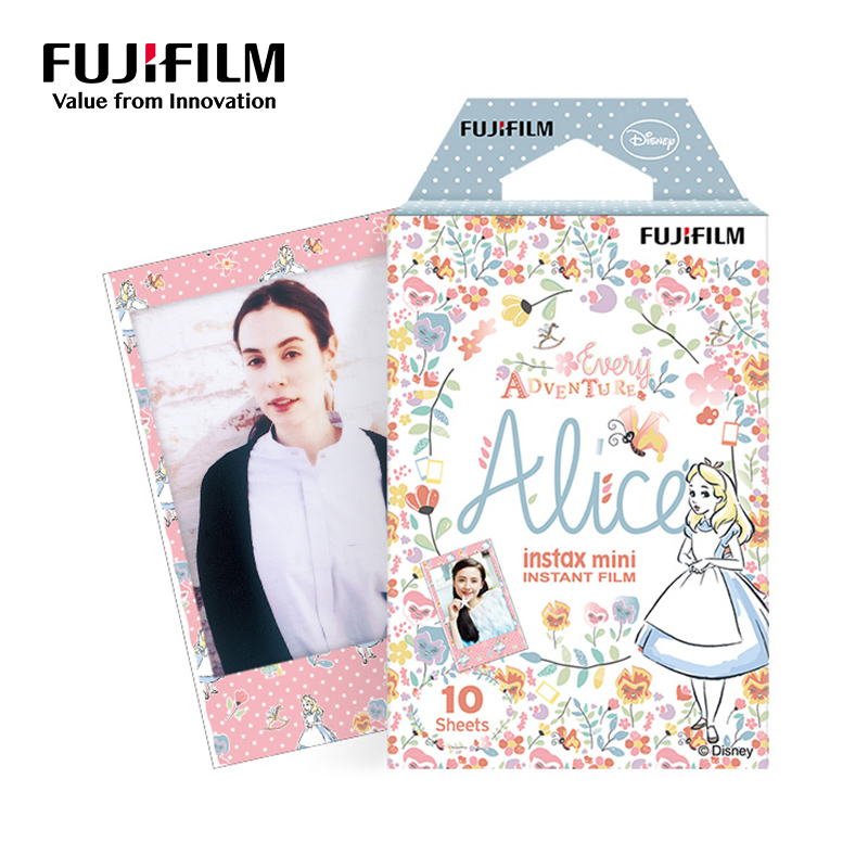 富士(FUJIFILM)INSTAX 拍立得相机配套相纸 mini花边胶片 快显胶片 新爱丽丝(10张)