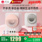 [新品]石头Q1M 迷你滚筒洗衣机小咖灰0.8kg全自动滚筒母婴儿童内衣内裤洗衣机 儿童母婴适用 直驱电机 高温煮洗