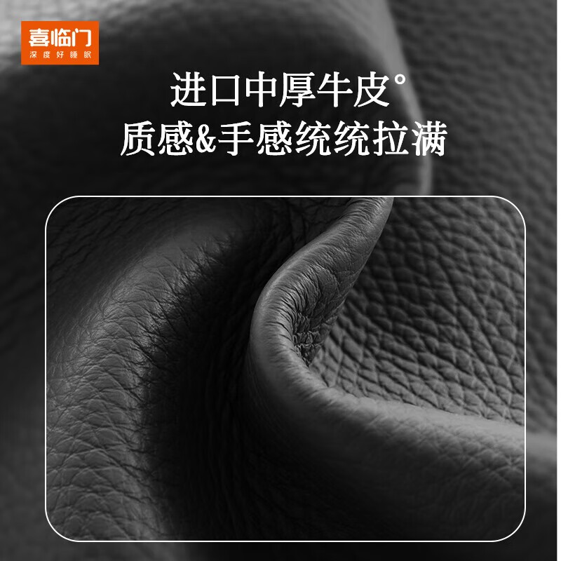 喜临门 - 小飞象 真皮沙发客厅牛皮沙发高清大图