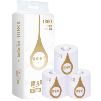 顺清柔卷纸 纯净系列 超韧4层180g/卷*10卷(黑金白金随机发货)