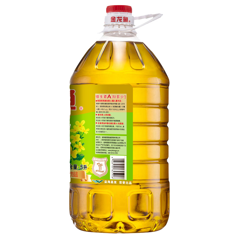金龙鱼 5L金龙鱼纯正菜籽油(非转基因)