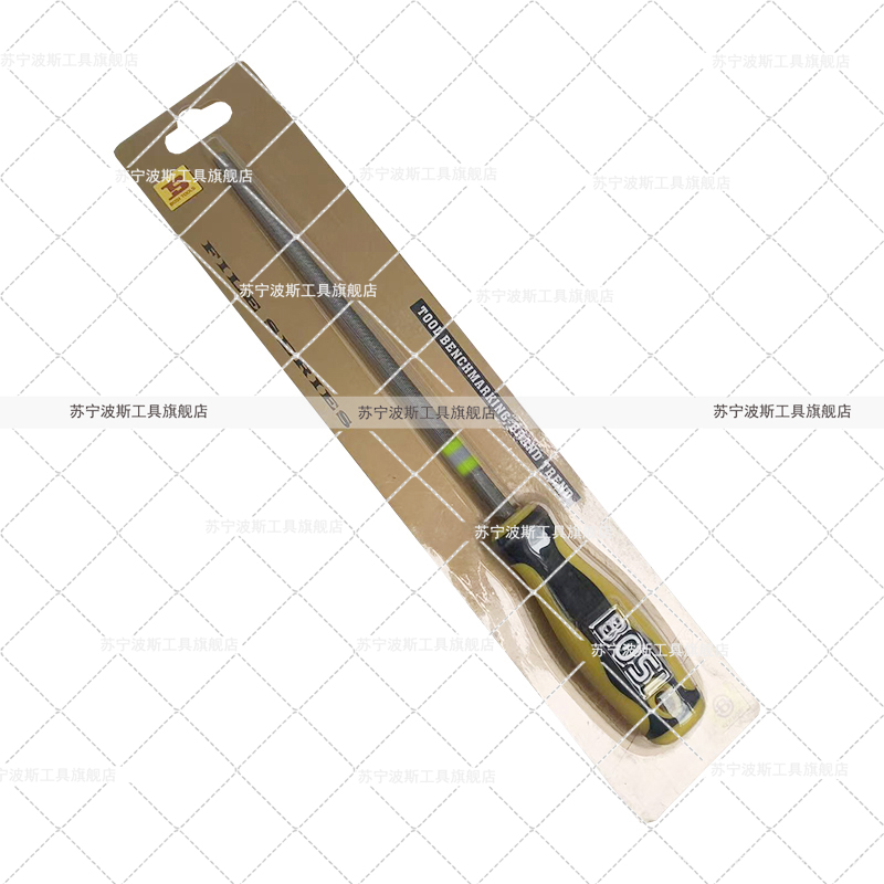 波斯(BOSI) 荧光系列中齿圆锉 6“/150mm 支高清大图