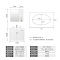 箭牌(arrow) 洗脸盆柜组合简约面盆PVC浴室柜组合套餐不包含龙头配件