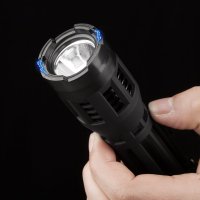 FXM进口强悍户外防身用品防身电击棍电击手电正品防狼电击真货短型棍电击防身强劲高端户外手电筒高压防身武器电警远射 合法防