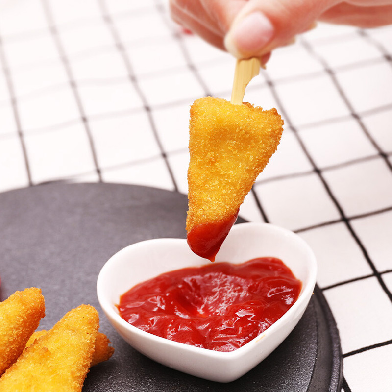 好拾味 黄金鸡柳250g 调味鸡胸肉鸡肉串 香酥鸡柳鸡棒油炸鸡柳 油炸小吃 半成品 裹粉调理品高清大图