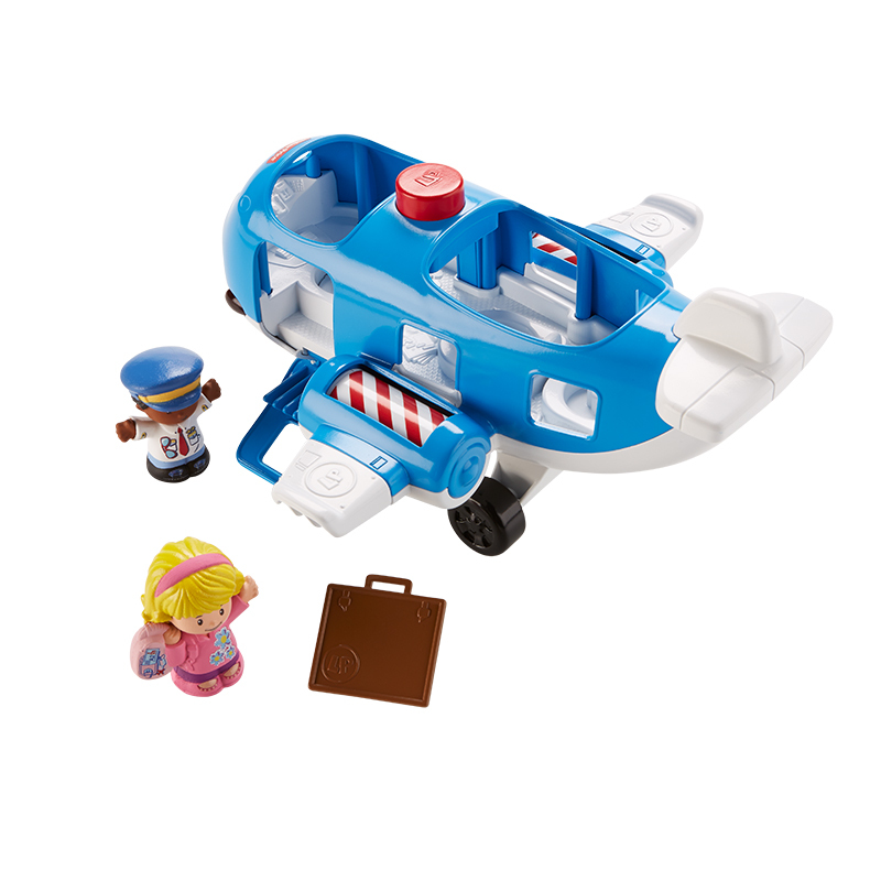 Little People小小探索家冒险小飞机 费雪Fisher Price儿童玩具 FKC77