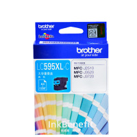 兄弟(brother)原装墨盒 LC595XL-C 青色墨盒适用MFC-J3520 MFC-J3720