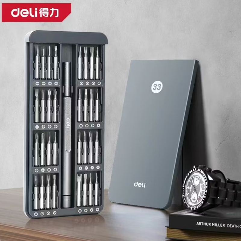 得力(deli)得力工具 螺丝刀套装 家用手机笔记本电脑拆机清灰装机工具 DL241033高清大图