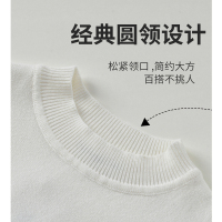 [1件3.5折]铅笔俱乐部童装秋新款女童毛衣中大童套头针织衫儿童百搭上衣