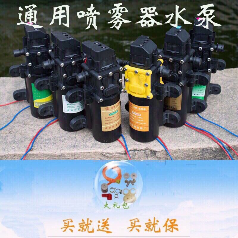 农用电动喷雾器电机水泵虎跃12v高压电喷雾器电喷壶配件抽水神器 活动款