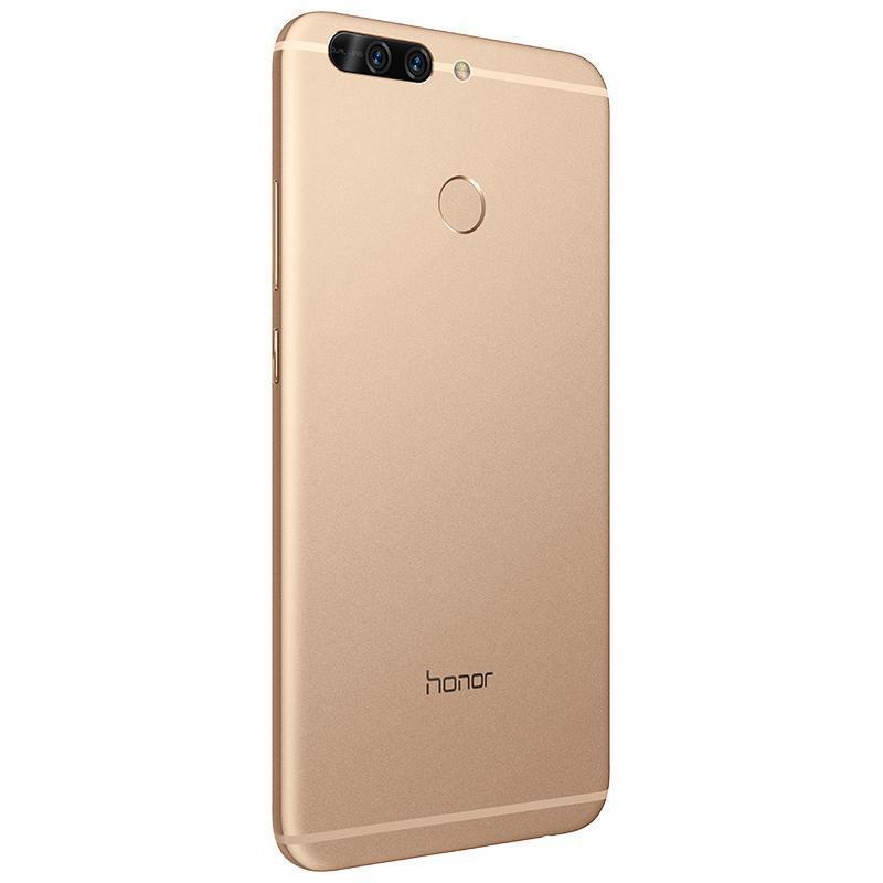 华为(HUAWEI)荣耀V9 全网通移动联通电信4G手机 指纹解锁智能手机 标配版(6GB+64GB) 铂光金 原装正品
