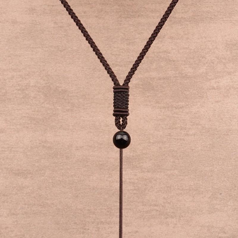 简约手工编织玉项链绳子玛瑙蜜蜡观音翡翠貔貅吊坠挂绳男女挂件绳红色