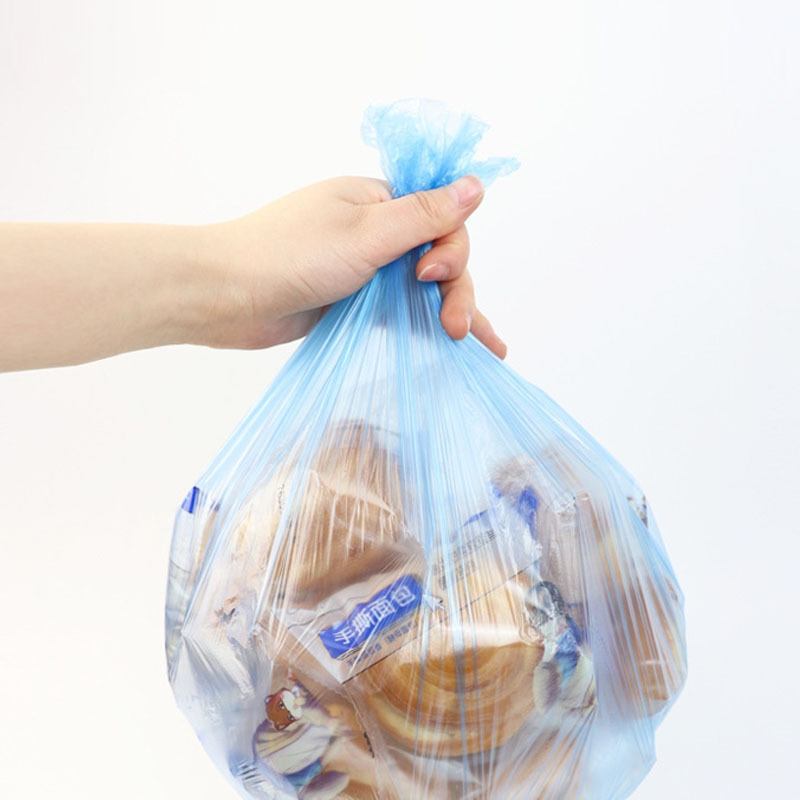 家用垃圾袋垃圾袋厨房垃圾袋家用加厚一次性平口塑料袋无异味20只*5卷
