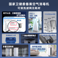 杜邦 (DUPONT)空气净化器 G550A 家用办公除尘除甲醛净化器除雾霾 消毒除菌除烟味 宠物除异味[可清洗滤网]