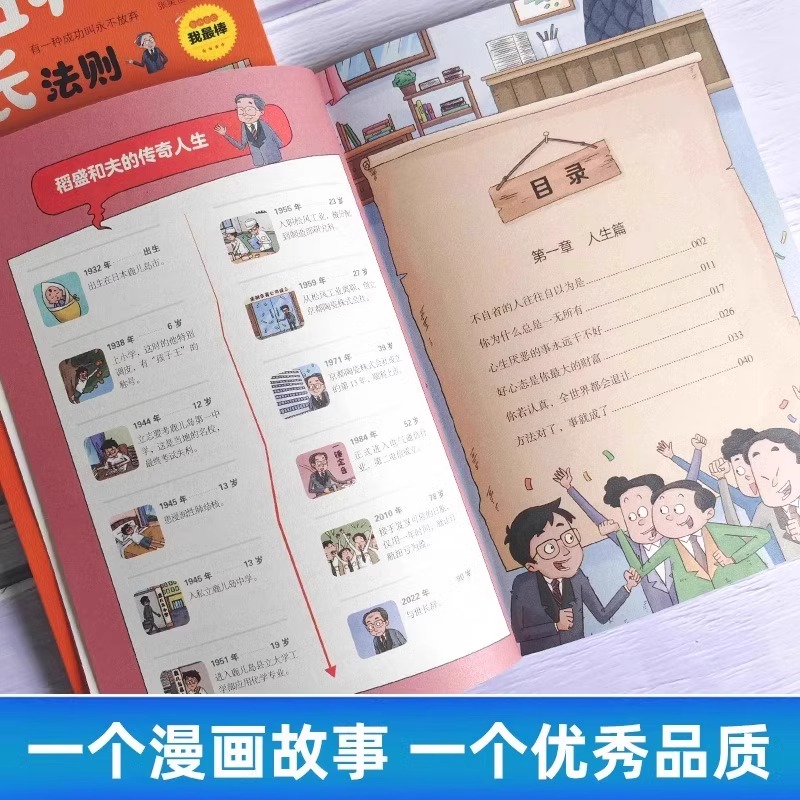 [2册]稻盛和夫的成长法则+ 孩子爱读的漫画墨菲定律 [正版]抖音同款书稻盛和夫的成长法则/孩子爱读的漫画墨菲定律小学初高清大图