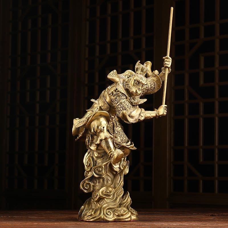 美帮汇铜齐天大圣孙悟空摆件 斗战胜佛摆设孙行者佛像创意家居摆件图片