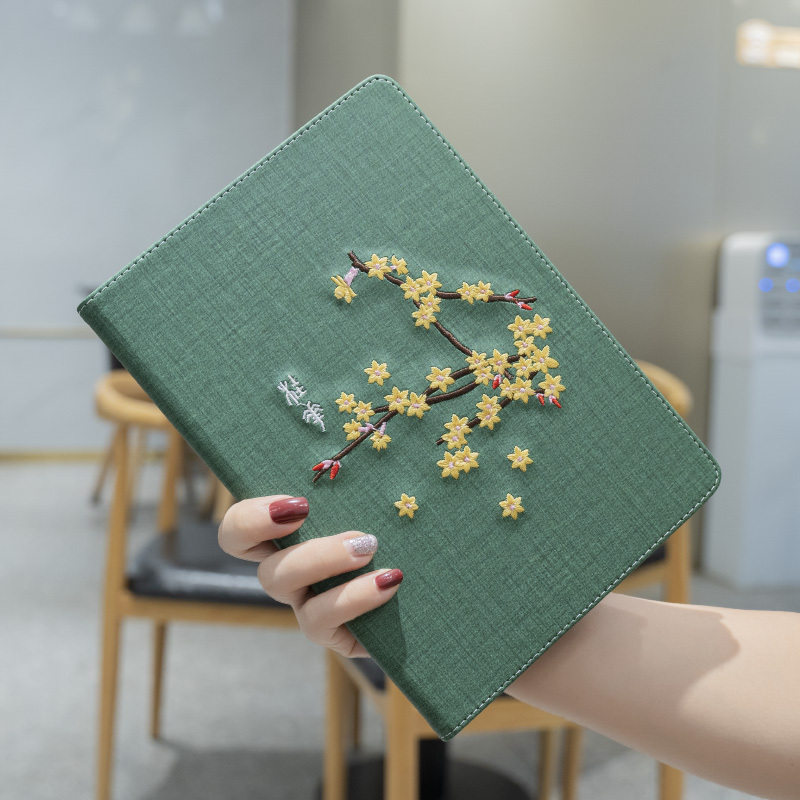 暗夜绿桂花 仅发保护套 华为 Matepad 10.4寸 刺绣M6 10.8华为matepad保护套10.4寸mr