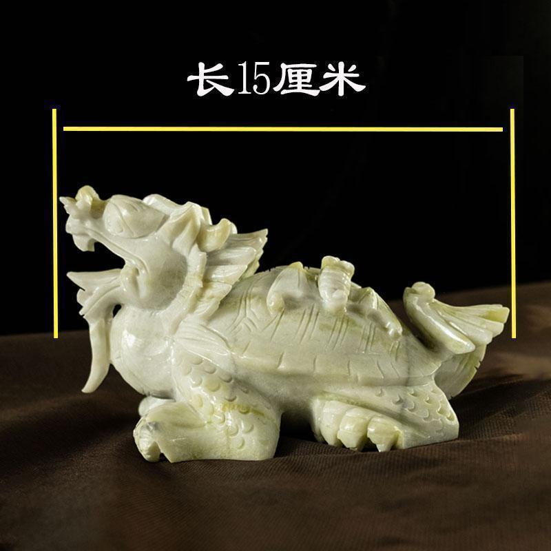 家柏饰(CORATED)玉石龙龟中式店铺办公室摆件高清大图