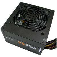 美商海盗船 VS450 额定450W 主动PFC 12CM静音风扇台式机电脑电源