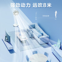 美的(Midea)电风扇SAE35CA落地式台式两用风扇七叶轻音柔风落地扇办公室电扇立式大风量节能易拆洗节能宿舍电扇