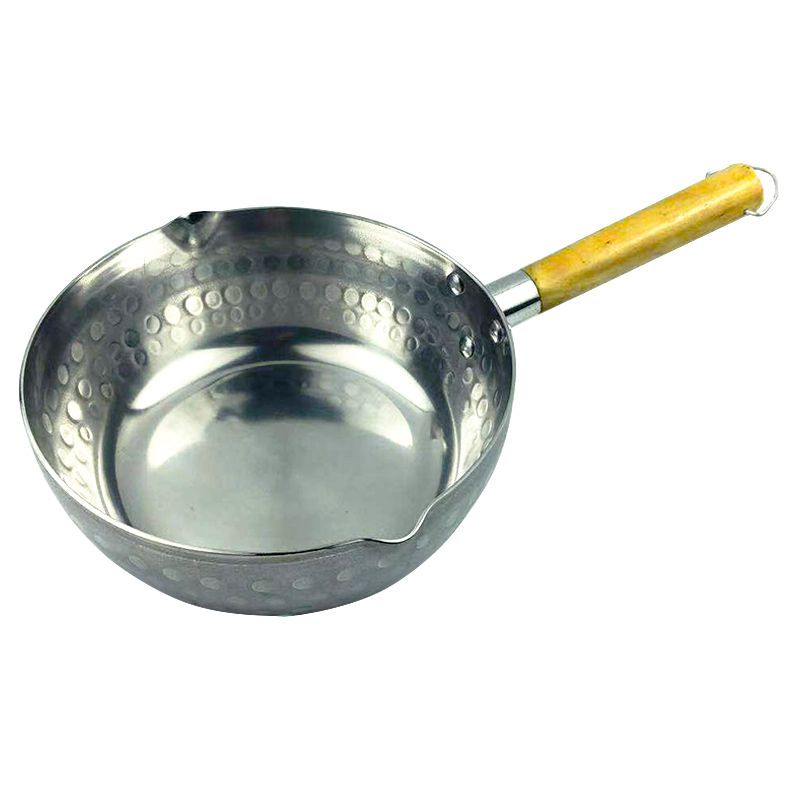 雪平锅铝制木柄不沾煮面粉煮粥煮汤瓢奶锅日本拉面泡面铝锅商用铝制