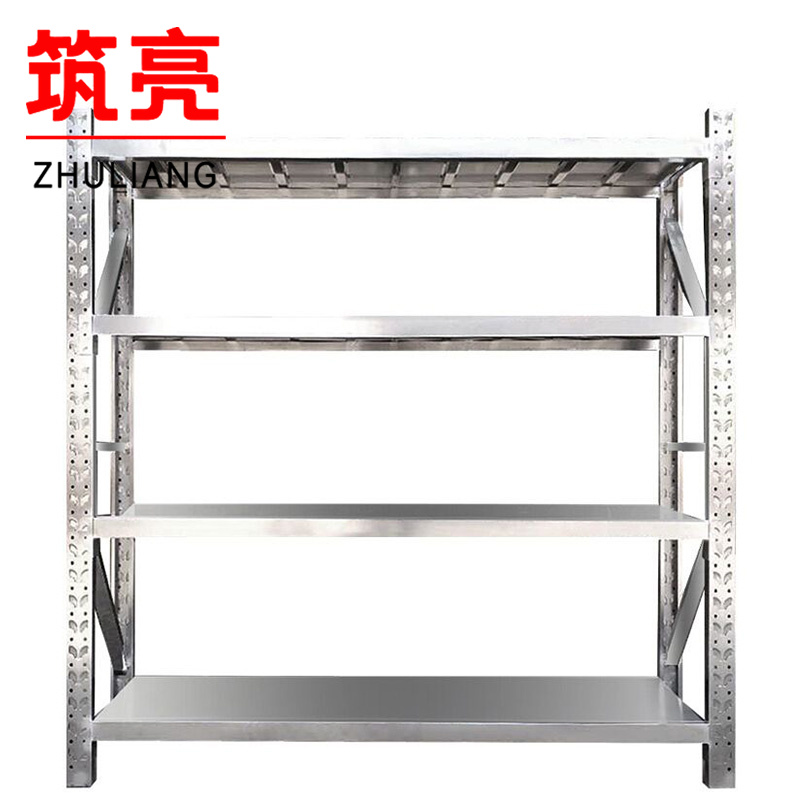 筑亮 不锈钢货架 200*40*200cm承重500kg 组高清大图