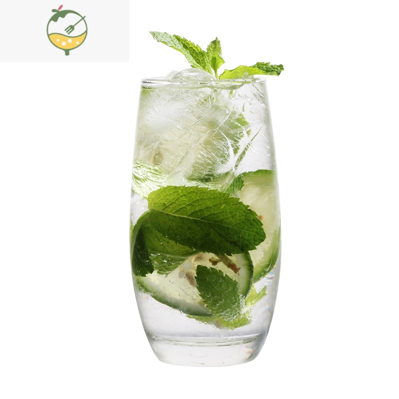 酒杯柯林杯莫吉托mojito杯创意调酒玻璃网红饮品杯子2号莫吉托杯420ml