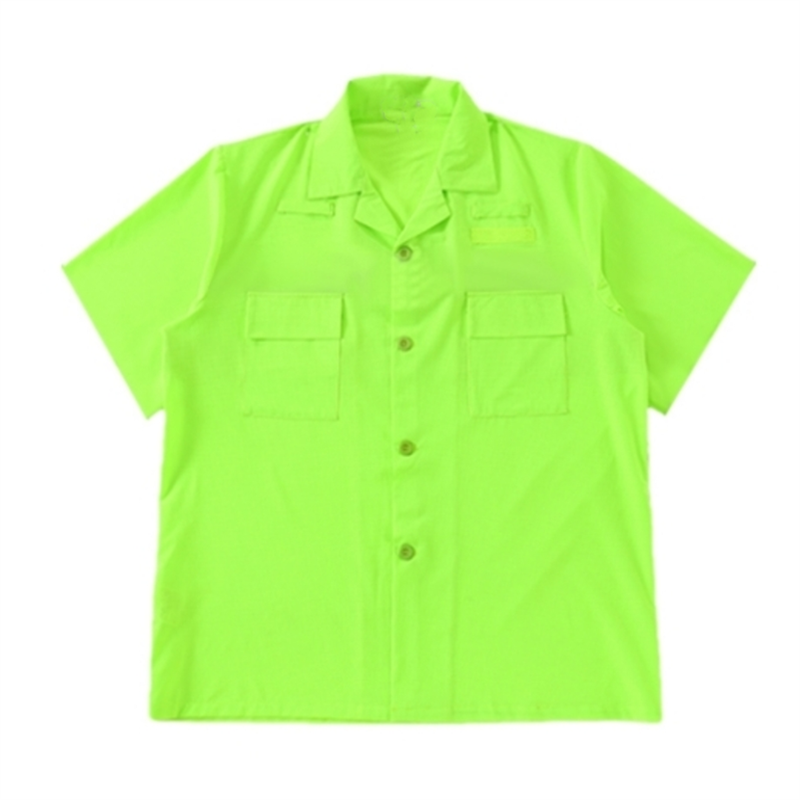 铂牛 荧光黄短袖上衣 S-XXXXL 件高清大图